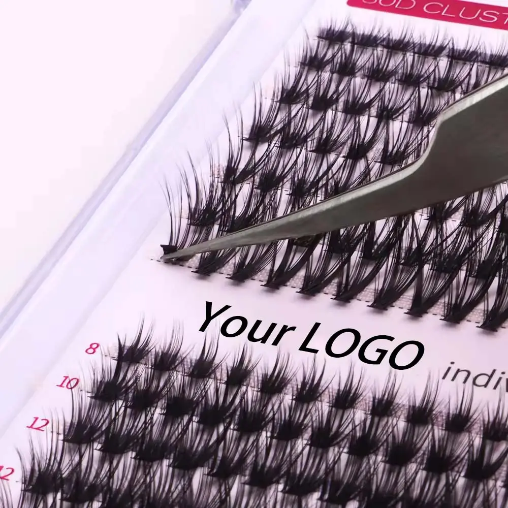 Veyes nhãn hiệu riêng cụm 20mm Lash khay DIY cá nhân mở rộng lông mi DIY cụm lông mi nhãn hiệu riêng