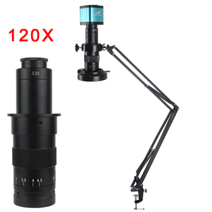 120x 180X 200X 300x Zoom 48mp 4k siêu kính hiển vi máy ảnh Kính hiển vi thiết lập cho điện thoại di động sửa chữa thiết bị điện tử Hàn công cụ - Product Image 2