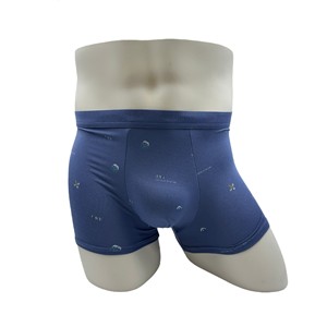 Erkek pamuk külot Boxer pantolon nefes orta-bel gençlik U dışbükey iç çamaşırı boksörler - Product Image 3