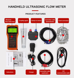 Bán Hot LCD hiển thị tiêu thụ điện năng thấp kẹp dầu nhiên liệu trên loại cầm tay xách tay siêu âm lưu lượng kế - Product Image 3