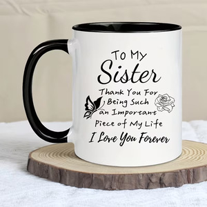 Taza de <span class=keywords><strong>Café</strong></span> de Cerámica Apta para Microondas y Lavavajillas, Regalo de Cumpleaños o Navidad para Mujer, Mamá, Personalizada, Venta al Por Mayor - Product Image 5