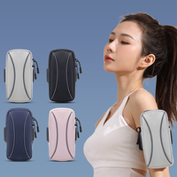 Brassard de sport imperméable pour la course à pied avec logo personnalisé, sac de jogging extérieur léger et élégant, pochette de bras pour téléphone de course
