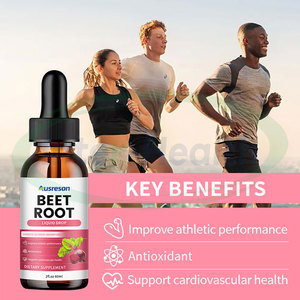 Ausreson OEM Halal Rote-Bete-Extrakt Bio Leberunterstützung Herzgesundheit 60ml Rote-Bete-Nahrungsergänzungsmittel Rote-Bete-Flüssig-Tropfen - Product Image 3