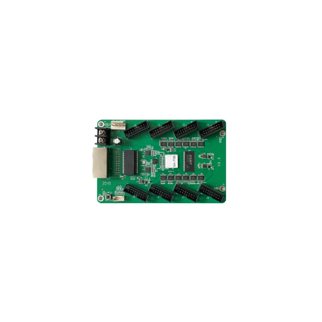 V2.8 LED Receive Video Wall Controller Card for P5 Outdoor Indoor LED RGB Matrix Display Reduce the plug connectors 5A-75B
