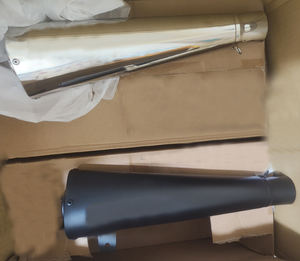 Tubo de <span class=keywords><strong>Escape</strong></span> Universal para Motocicleta CHMotor de 51 mm, Silenciador de Acero Inoxidable para Moto Scooter, para Ninja400, NK250, Z650, R6, X-ADV750, <span class=keywords><strong>Z900</strong></span> - Product Image 6