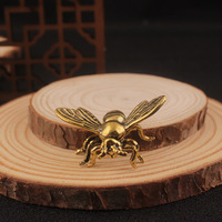 Figuras de Animales Creativas de Abeja Antigua de Bronce, Cobre y Latón con Acabado Dorado y Plateado