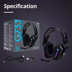 100% Gốc <span class=keywords><strong>Logitech</strong></span> G733 Gamer Tai Nghe RGB LED Lightspeed Có Thể Gập Lại Tai Nghe Đầy Màu Sắc Âm Thanh Không Dây Tai Nghe Cho Chơi Game - Product Image 5