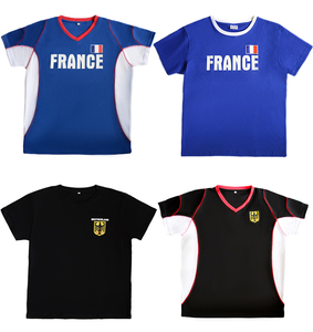 Francia Germania asciugatura rapida uniforme della squadra di <span class=keywords><strong>calcio</strong></span> magliette maglia da <span class=keywords><strong>calcio</strong></span> <span class=keywords><strong>abbigliamento</strong></span> - Product Image 1