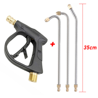 M22 filetage métrique lave-auto pistolet à eau outils de nettoyage 1/4 connecteur rapide baguette de nettoyage lave-auto métal Jet Lance