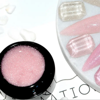 Gel de construction disco gel d'extension à paillettes sans gel de modélisation réfléchissant la chaleur UV LED soak off private label OEM nail supplies