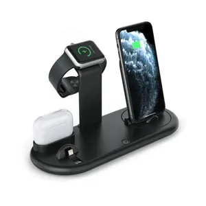 2024 Newest 7-In-1 Multifunctional Wireless Charger Stand Portable Wireless Fast Charging Dock For Cell Phone Watch Smart Pencil