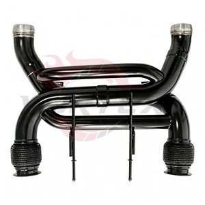Kit d'échappement complet droit noir Vortex SS304 avec collecteur et silencieux pour McLaren 720S 765LT 4.0T V8 2017-2023 – Kits de tuning à montage direct - Product Image 4