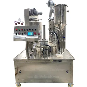 Rotary Christian 10-20 ml Plastic Holy Communion Cup Juice Wine Filling Sealing Machine With Customized Automatic Put Biscuits