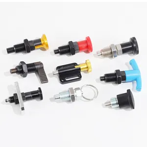 Redefinição de fábrica Auto-bloqueio GN617 M10 M12 M16 M20 Alavanca Indexação Pin Divisão Posicionamento Coluna Knob Plunger