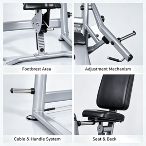 Offre Spéciale : Machine de Presse Inclinée à Charge de Plaques en Acier pour Entraînement de Force Commercial en Salle de Sport et Club de Fitness - Product Image 3
