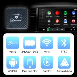 Không dây Carplay hộp là thích hợp cho Android Auto plug and play