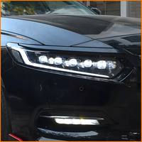 Pour Honda Accord 2018-2022, phare LED complet à 5 lentilles, projecteur Bi-LED, clignotant séquentiel, DRL, montage Plug and Play