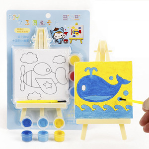 Kệ Vẽ Tranh Tự Làm Cho Trẻ Em Bảng Vẽ Sơn Dầu Mini Sáng Tạo Bộ Đồ Chơi Khung Vẽ Tay Graffiti Cho Trẻ Mẫu Giáo - Product Image 5