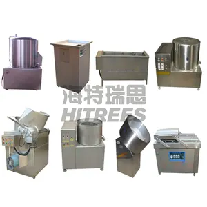 High quality Semi-automatic Potato Chips Fry Production Line / Industrial Semi-automatic Fried French Fries Making Machine