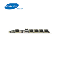Placa Base para Router de Seguridad de Red, 4 Puertos LAN I225V 2.5G, J4125, DDR4, VGA, 6 USB, SIM Bypass, SATA, MSATA, MINI PCIE