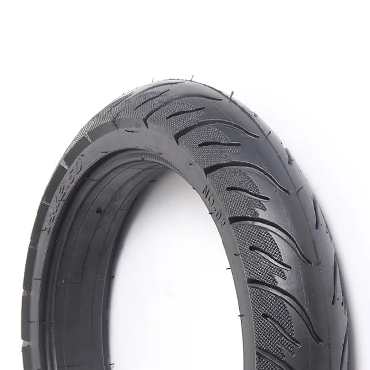 High Quality 14*2.5 inch Explosion-proof Electric Bike Scooter Tubeless Tyres 14 Inch Motorcycle Solid Wheel Tires different pat