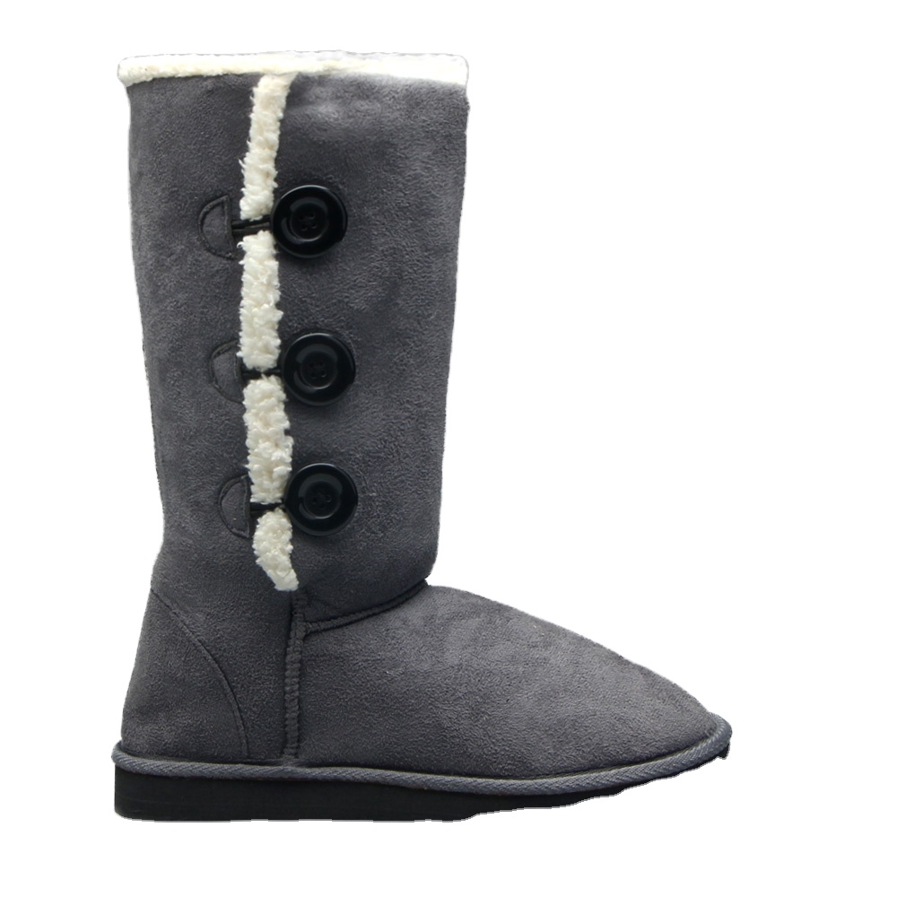 Зимние сапоги для женщин 2022 TPR подошва искусственный мех подкладка повседневные зимние сапоги