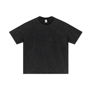 Camiseta de Manga Corta con Cuello Redondo, 100% Algodón, Color Sólido, Estilo Hip Hop, con Logotipo Personalizado en la Parte Delantera, Transpirable, Suave, Corte Regular, para Uso Diario en Verano - Product Image 2