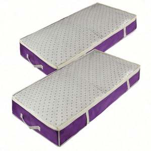 Sacs de rangement sous le lit, grands sacs de rangement pour vêtements, épais, pliables, respirants, avec fermetures éclair - Product Image 1