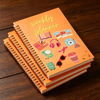 Cuadernos Personalizados A5 con Espiral, Páginas Rayadas, Blocs de Notas, Impresión en Dorado, Papel PP de Alta Calidad, Personalizables para Estudiantes Escolares