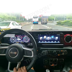 Kỹ Thuật Số Cluster <span class=keywords><strong>Virtual</strong></span> Cockpit Xe Đa Phương Tiện Player Cho Jeep Wrangler J-MAX JL 2018-22Dashboard Cụ Tốc Độ Màn Hình - Product Image 3