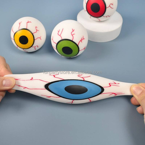 Pelota Antiestrés de TPR con Forma de Globo Ocular Relleno de Harina, Juguete de Broma Novedoso para Halloween - Product Image 3