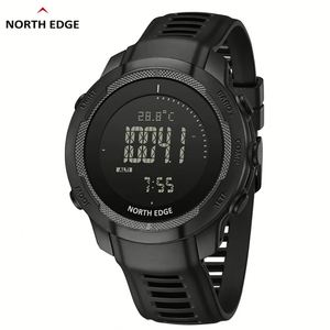 นาฬิกาดิจิตอล NORTH EDGE VERTICO สำหรับผู้ชาย นาฬิกากีฬากลางแจ้ง วิ่ง ว่ายน้ำ นาฬิกากีฬากลางแจ้ง พร้อมมาตรวัดความสูง บารอมิเตอร์ เข็มทิศ กันน้ำ WR50M 1 - Product Image 2