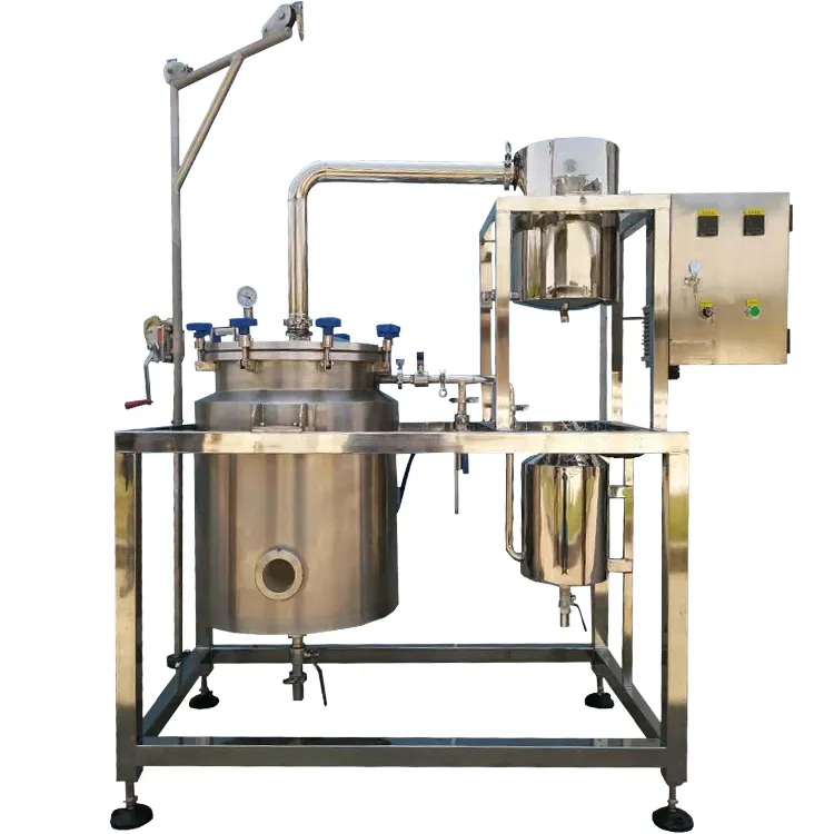 Limon lavanta gül portakal kabuğu uçucu yağ çıkarma distiller makinesi