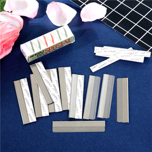 Stainless steel eyebrow <b>razor</b> blades, eyebrow trimmer, eyebrow trimmer, eyebrow <b>razor</b> (10 blades per pack) - Product Image 1