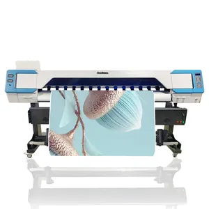 Automatic inkjet printer CMYK 6ft eco solvent printer 1.8m inkjet printing machine i3200 outdoor advertisement printing
