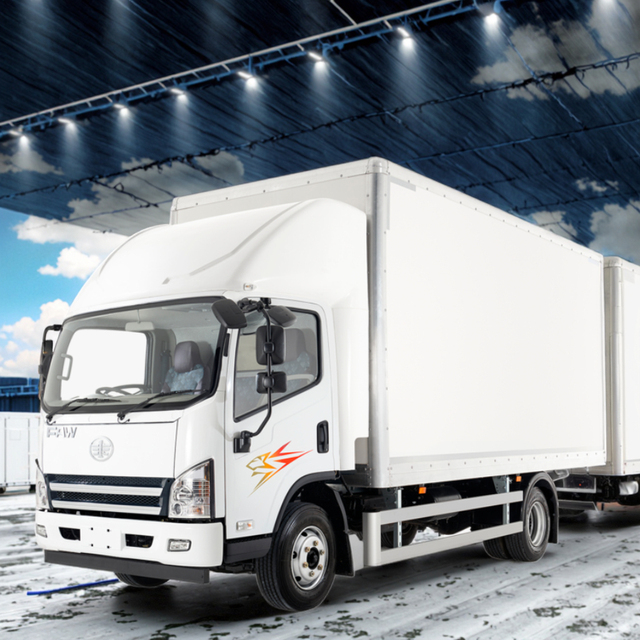 Quality Assurance Single Row 1.5ton 3 Ton Cargo Truck Van Left Steering Diesel Fuel Euro 5 Emission Standard New Rear Camera