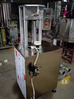 Machine manuelle de rétrécissement de bouteilles de vin d'huile d'olive en verre semi-automatique de capsule de pvc