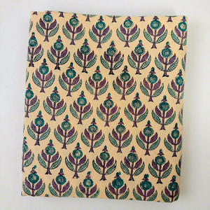 Tela de algodón reutilizable con estampado floral ecológico, diseño personalizado, estampado a mano, proveedor de pedidos al por mayor. - Product Image 1