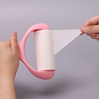 Großer Griff Sticky Lint Remover Roller Adhesive Travel Paper Lint Roller Kleidung Haustiere Haarentferner Roller