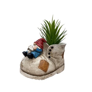 Figura Decorativa de Gnomo Retro Hecha a Mano, Ecológica, de Resina, con Cabeza Grande, Forma Irregular, Adorable Elfo, Personaje de Película o TV, Portaplumas - Product Image 5