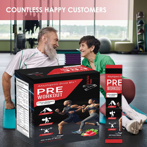 WELLBODY Suplemento Preentrenamiento Certificado ISO Etiqueta Privada Creatina Monohidrato y BCAA Polvo Energy Boost 270/bolsa para Adultos - Product Image 5