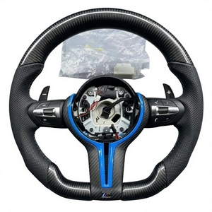 Volante Premium de Fibra de Carbono para Mustang 15-23 GT <span class=keywords><strong>Cobra</strong></span>, Cubierta Negra para Volante, Venta al por Mayor de Autopartes - Product Image 1