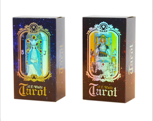 Tarjetas de <span class=keywords><strong>Tarot</strong></span> Waite Personalizables con Superficie Lisa, Tarjetas de Juego de Mesa Plateadas con Láser, Tarjetas Flash - Product Image 6