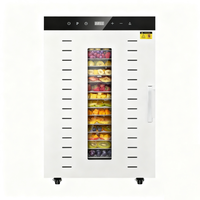 12-laags digitale commerciële industriële vacuüm droogapparatuur van roestvrij staal, voor het drogen van fruit, groenten en voedsel.