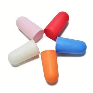 Tapones para los Oídos Multicolores Personalizados al por Mayor, SNR 38dB, Protección Auditiva Intraural, Tapones de Esponja para Dormir con Embalaje Individual - Product Image 2