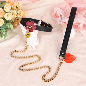 Bdsm Seksproducten Bloem Bel Kraag Paar Seksspeeltjes Sm Handboeien Voor Volwassen Straf Training Seksspeeltje Voor Mannen - Product Image 1