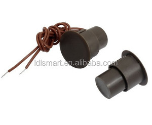 Màu Nâu Có Dây Chuyển Đổi Từ Cửa Mở Báo Động Cảm Biến Cài Đặt Giấu NC Relay Đầu Ra Cửa Nam Châm Liên Hệ Với Cảm Biến - Product Image 1