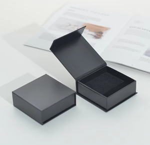 Flip Book Paper <b>Box</b> Exquisite and Minimalist <b>Black</b> and White Paper <b>Box</b> Wholesale Customized Paper <b>Box</b> - Product Image 3