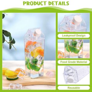 Expédition rapide, gobelet personnalisé, bouteilles en plastique transparentes pour boire de l'eau avec emballage en boîte - Product Image 2