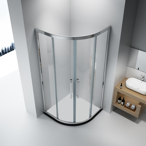 <span class=keywords><strong>Porte</strong></span> <span class=keywords><strong>de</strong></span> <span class=keywords><strong>douche</strong></span> coulissante en alliage d'aluminium sur mesure, cabine <span class=keywords><strong>de</strong></span> <span class=keywords><strong>douche</strong></span> en verre trempé, cabine <span class=keywords><strong>de</strong></span> salle <span class=keywords><strong>de</strong></span> bain - Product Image 2